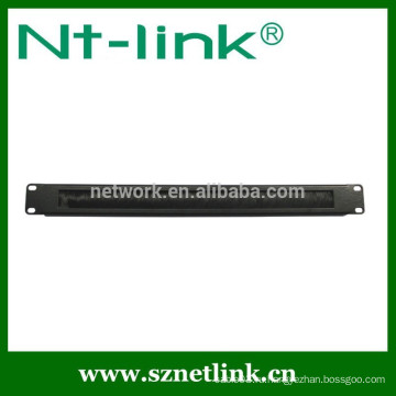 Менеджер кабельных сетей Netlink 19inch 1u с кисточкой